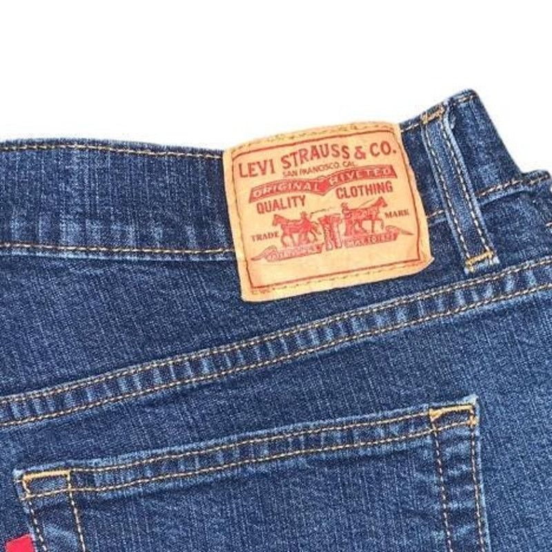 Levi's VINTAGE Levis 550 Relaxed Bootcut Jeans Dark Denim 16M Egypt Size 38" / US 16 / IT 52 - 4 Thumbnail