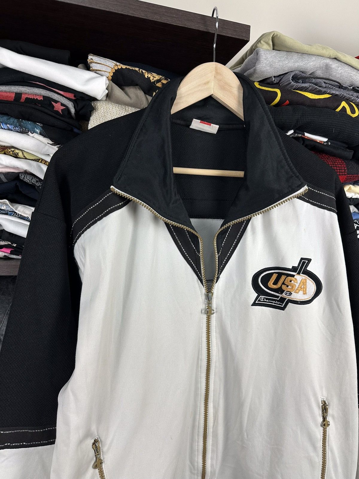 Champion × USA Olympics × Vintage Vintage Champion USA Olympic Full Zip Up Jacket Size US S / EU 44-46 / 1 - 4 Thumbnail