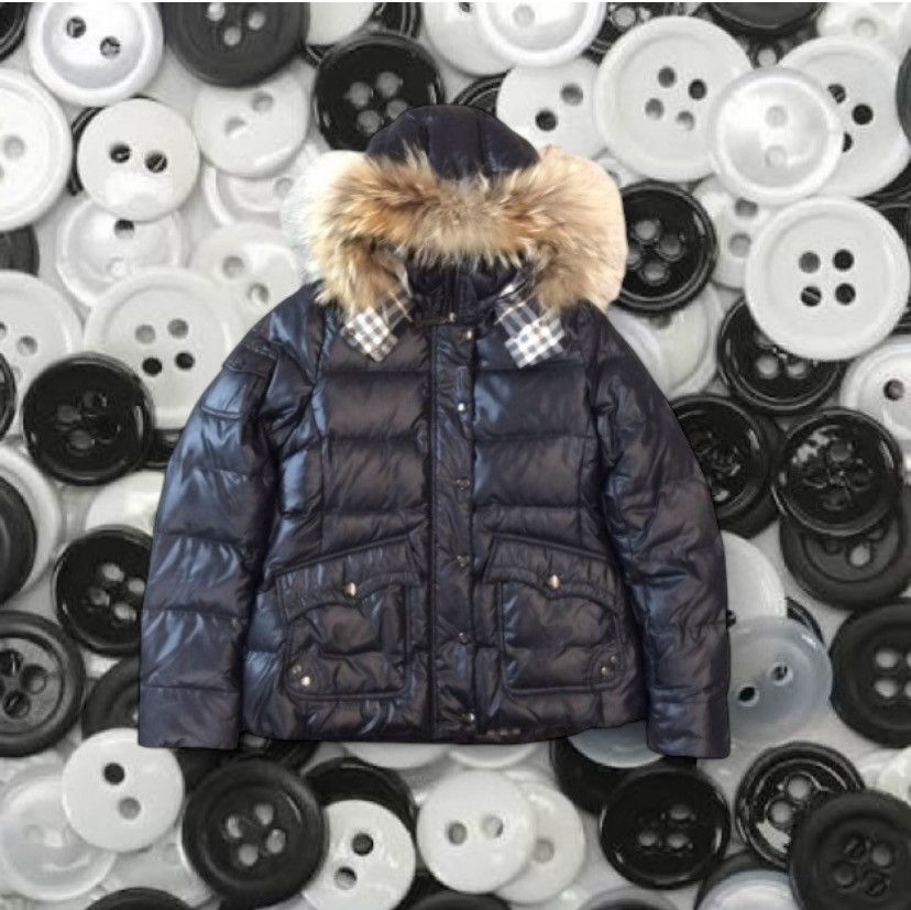 Burberry Blue Label Down Jacket - Black Size 38.