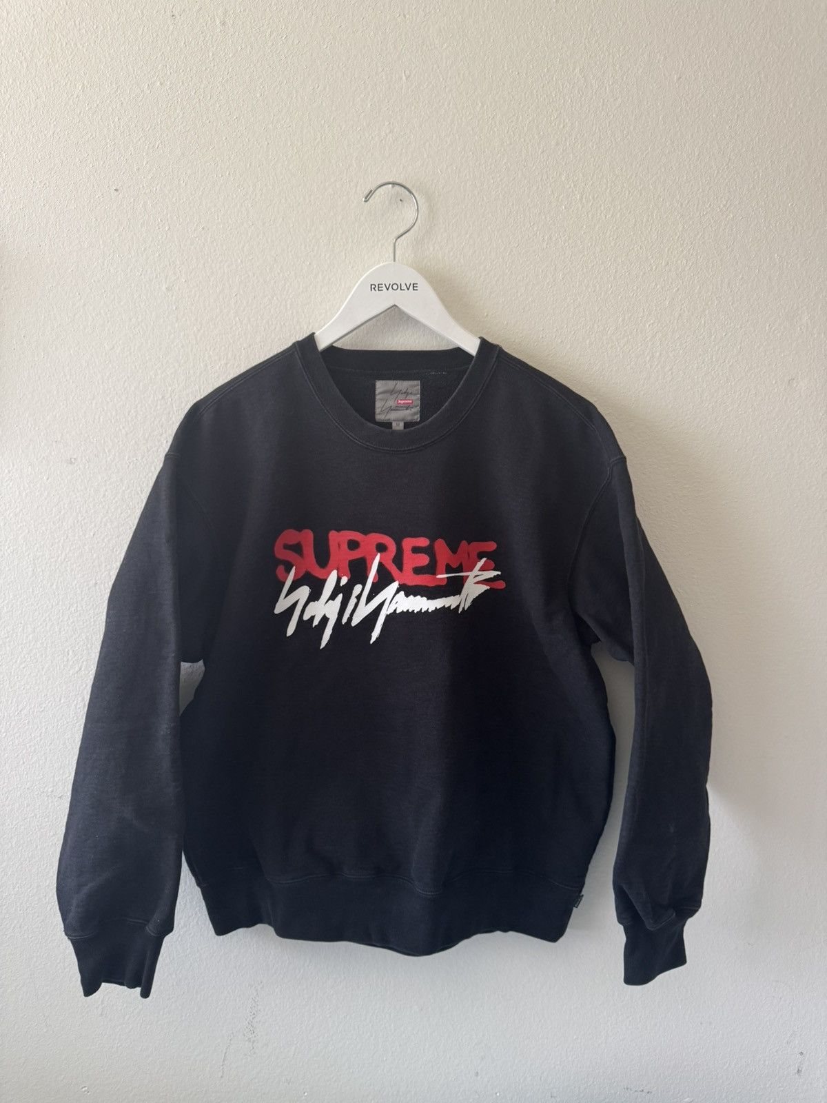 Supreme Yohji Yamamoto Crewneck Black | Grailed