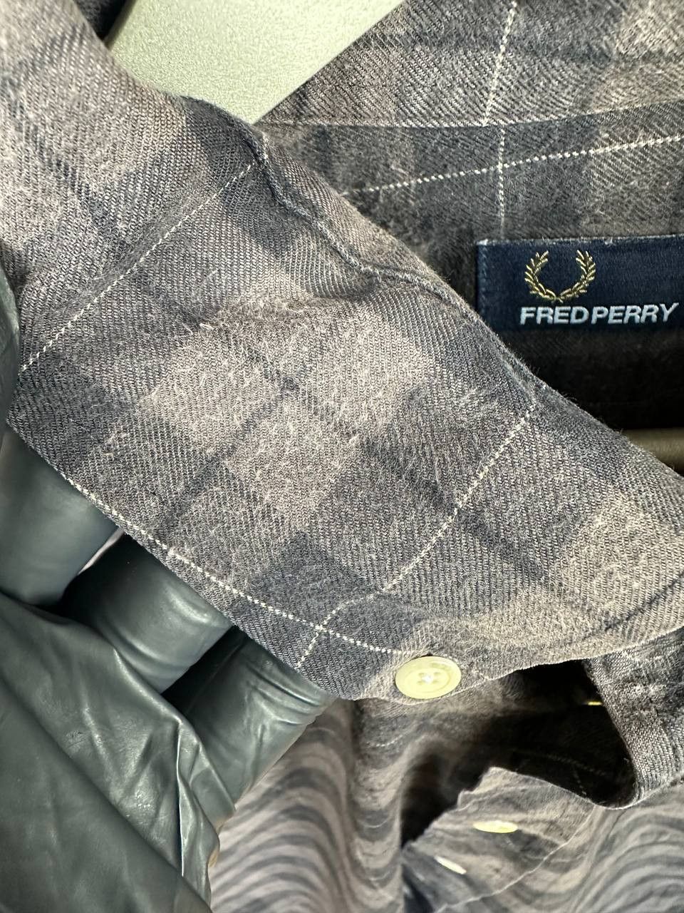 Fred Perry Fred Perry Plaid Shirt Button Up Vintage Check Brown LS Size US L / EU 52-54 / 3 - 14 Thumbnail