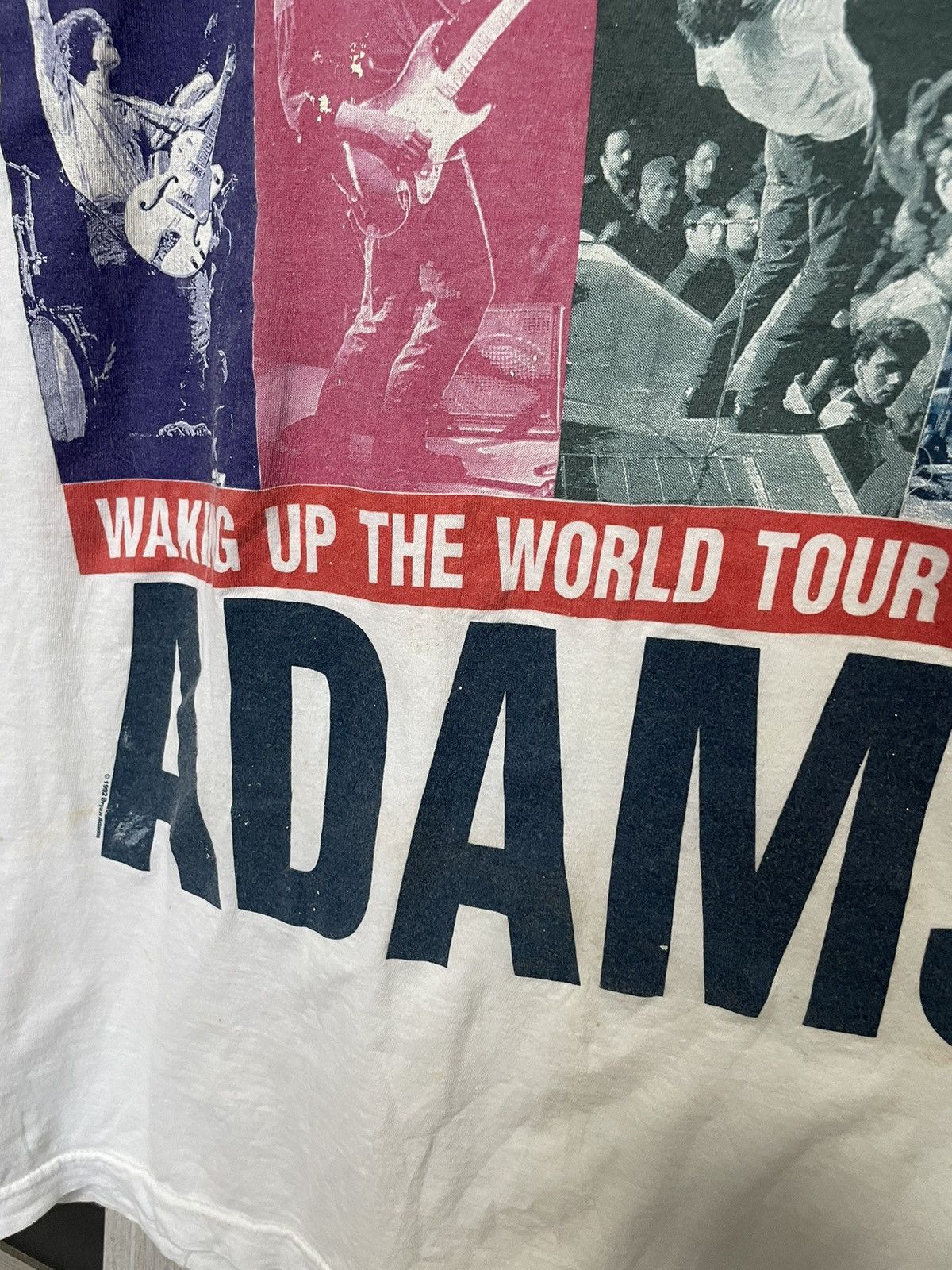 Band Tees × Vintage 1992 Bryan Adam’s Waking Up The World Tour Tee Vintage Shirt Size US XL / EU 56 / 4 - 6 Thumbnail