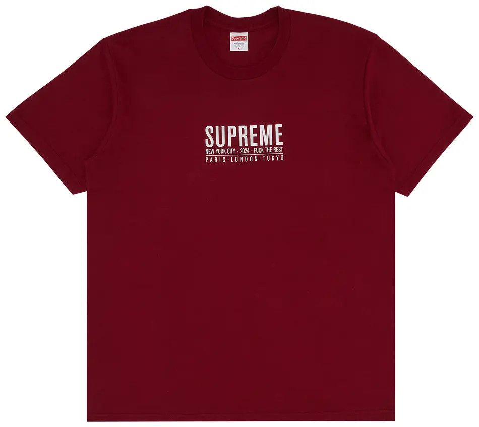 Supreme Paris Cardinal Tee Size US M / EU 48-50 / 2 - 1 Thumbnail