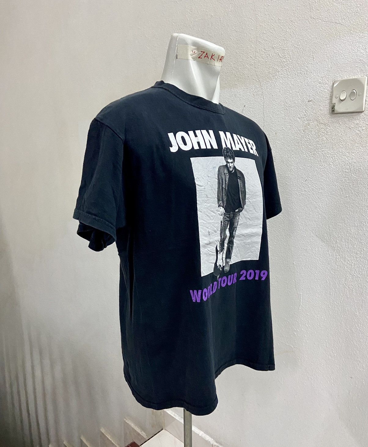 Band Tees JOHN MAYER WORLD TOUR 2019 Size US L / EU 52-54 / 3 - 4 Thumbnail