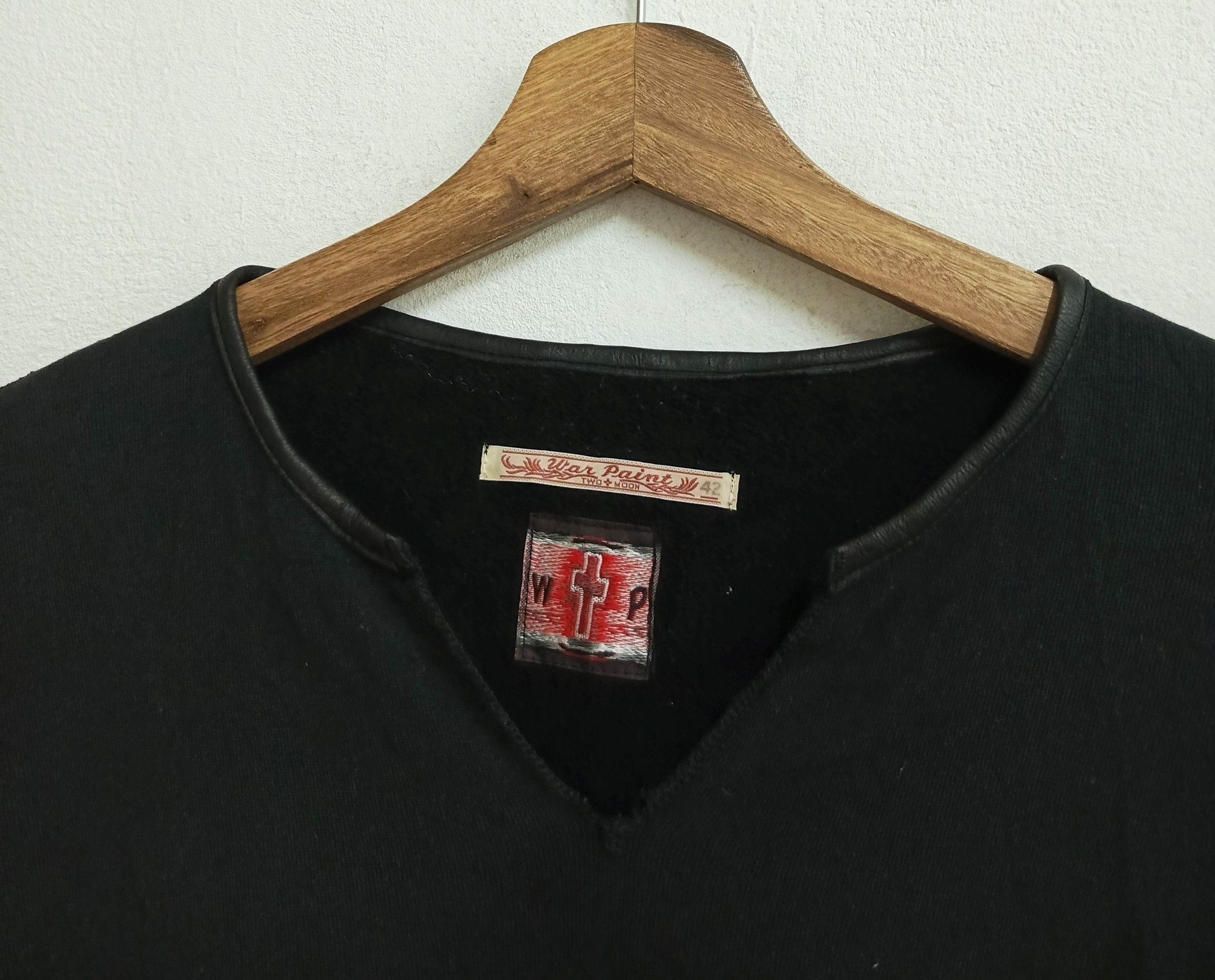 Japanese Brand Two Moon 'WarPaint' Deer Skin Trim - Sweat cotton Size US M / EU 48-50 / 2 - 6 Thumbnail