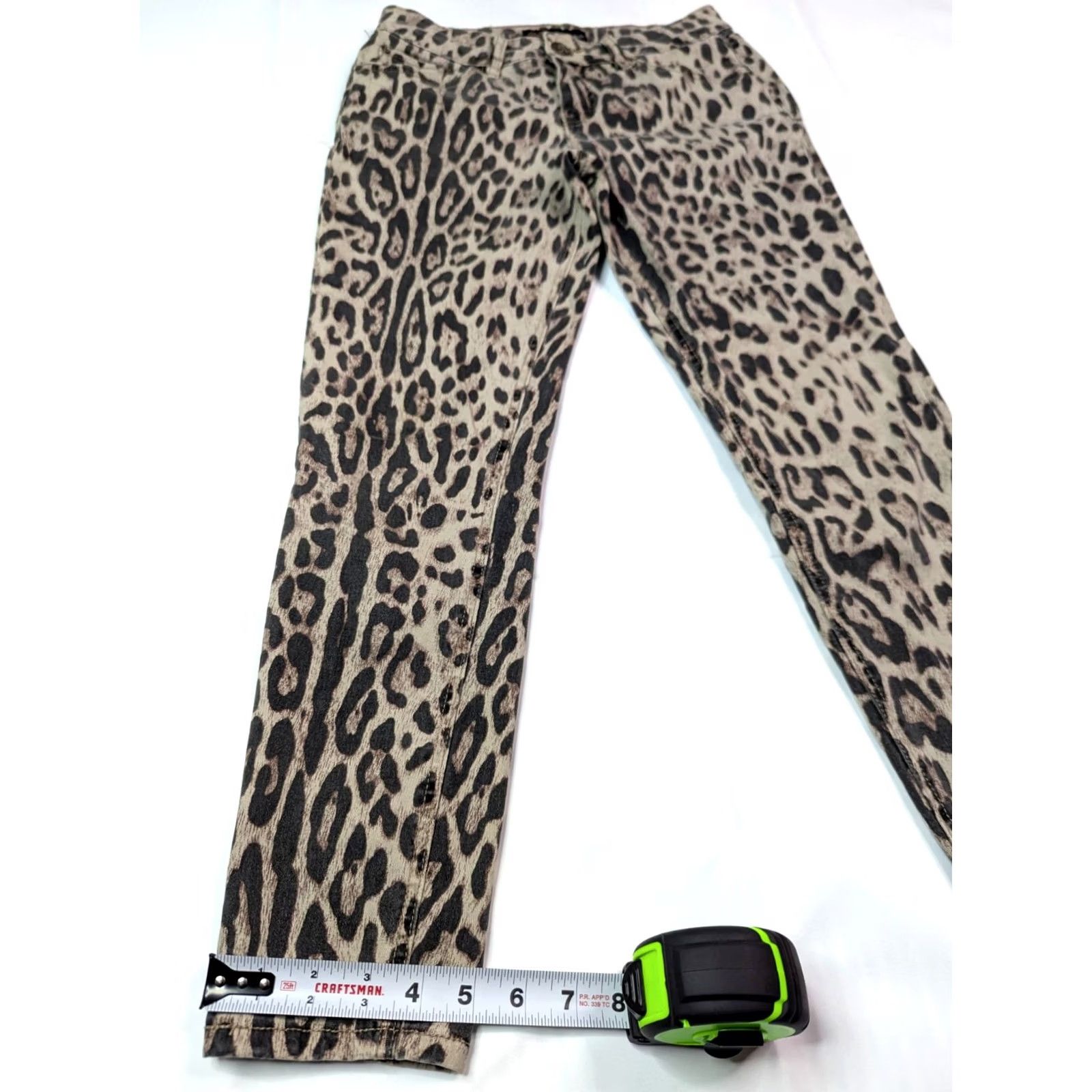 Vintage WannaBettaButt Jeans Skinny 27x26 Leopard Print Denim 6 Women Regular 90s Bohemian USA Levis 515 Closet Quality Daisy Theme Mens? Size 28" / US 6 / IT 42 - 3 Thumbnail
