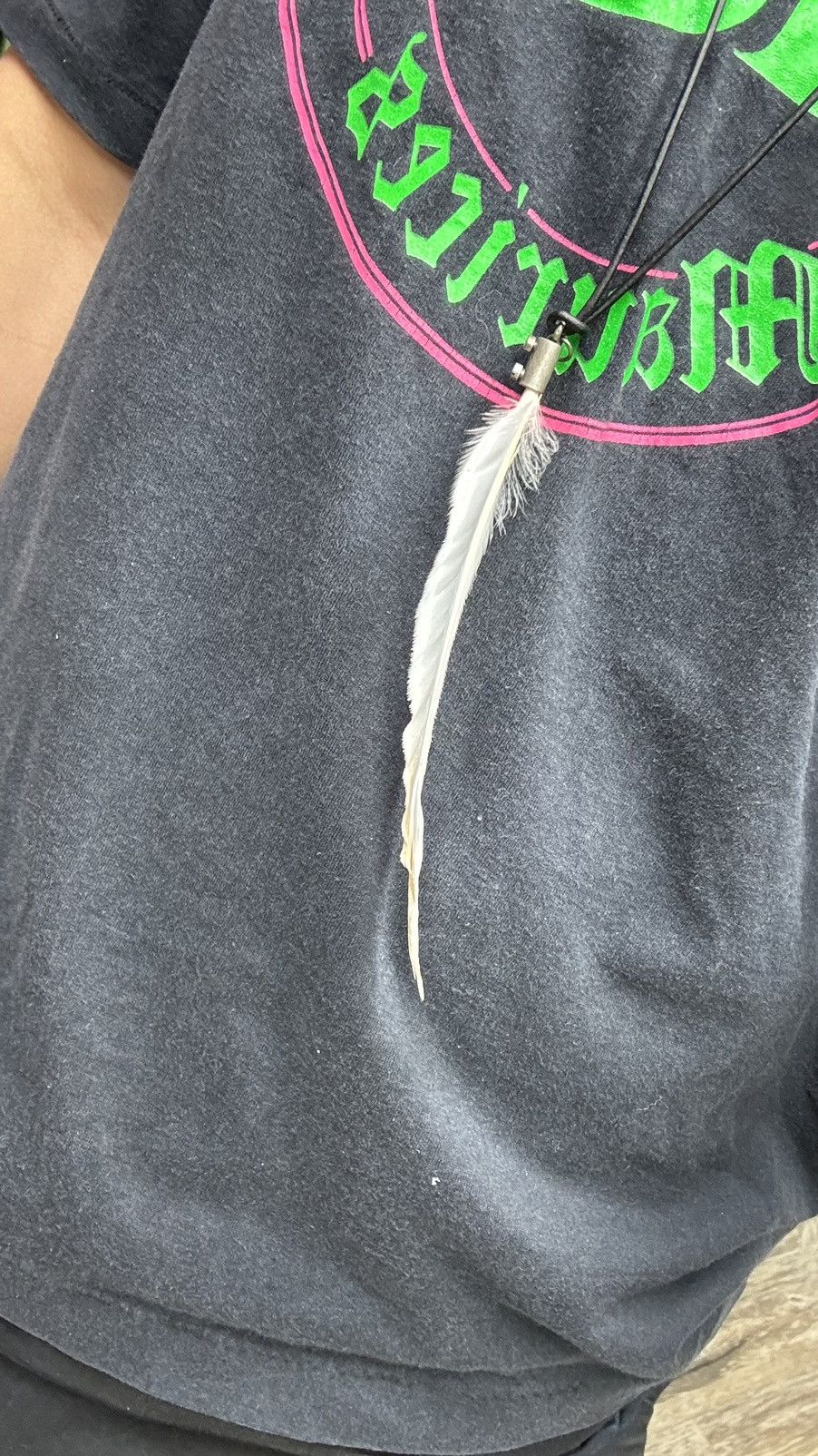 Ann Demeulemeester Ann Demeulemeester Feather Necklace Size ONE SIZE - 3 Thumbnail