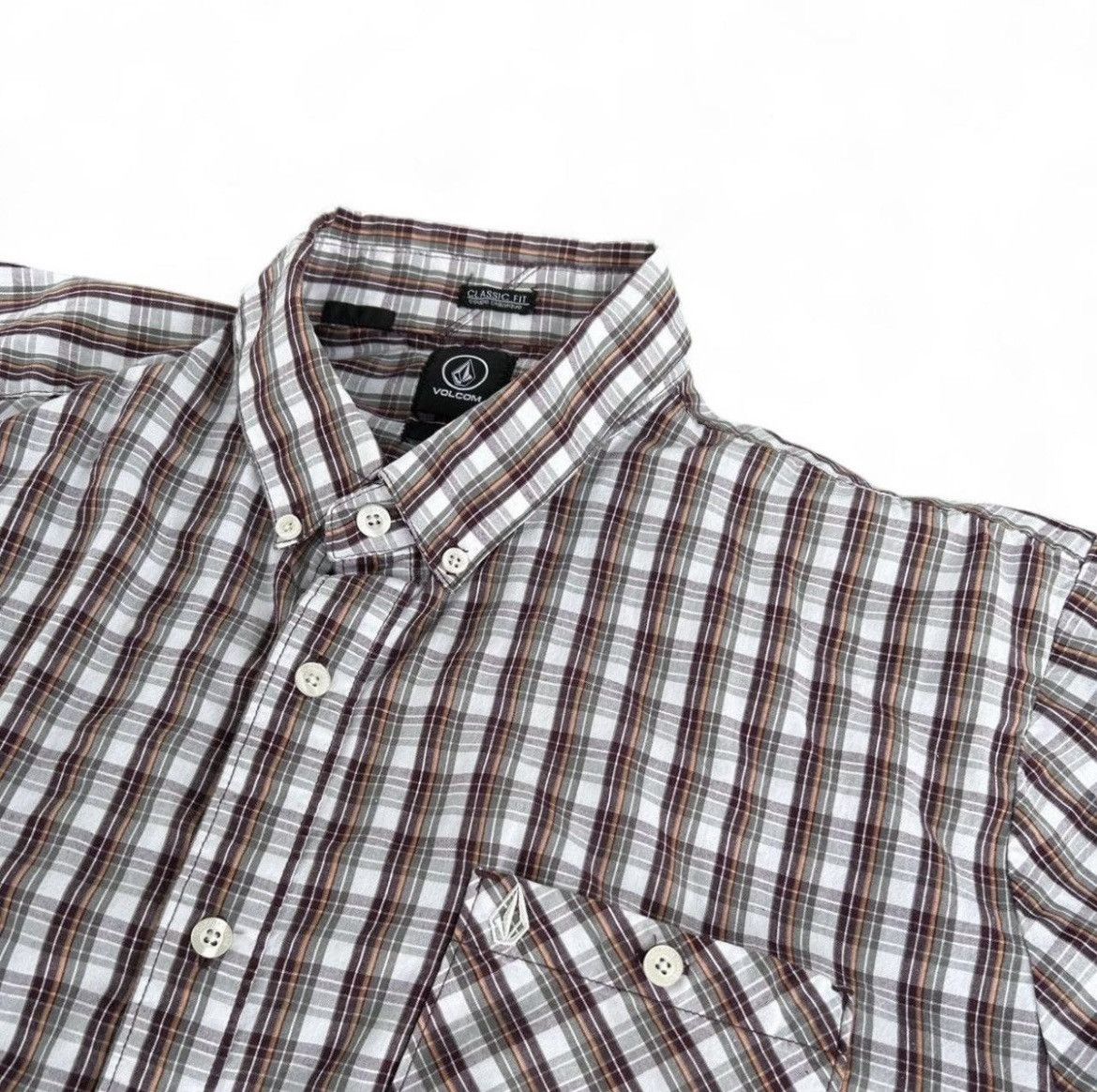 Volcom Volcom - (XL) Classic Fit Short Sleeve Button Down Size US XL / EU 56 / 4 - 2 Thumbnail