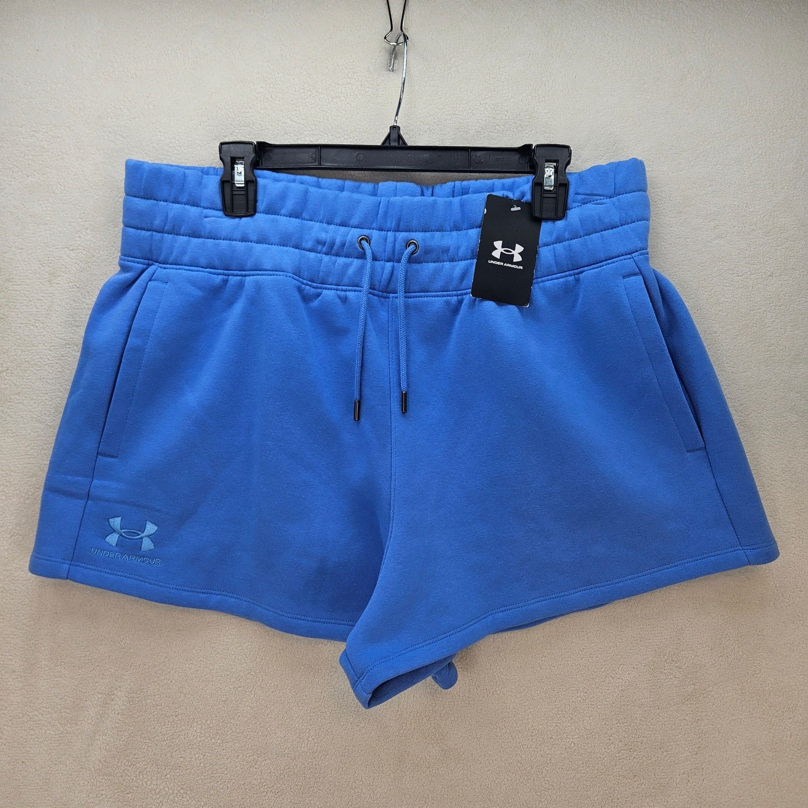 Under Armour UNDER ARMOUR WOMEN'S XL ROYAL BLUE PLAYBACK FLEECE SHORTS Size 34" / US 12 / IT 48 - 1 Thumbnail