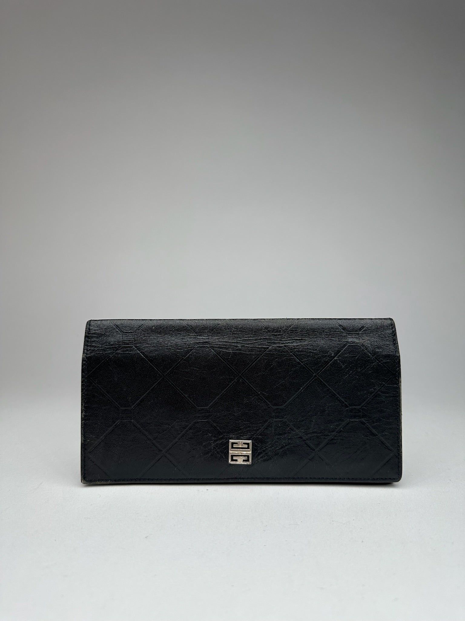 Givenchy Vintage GV3 Leather Wallet black Size ONE SIZE - 1 Thumbnail