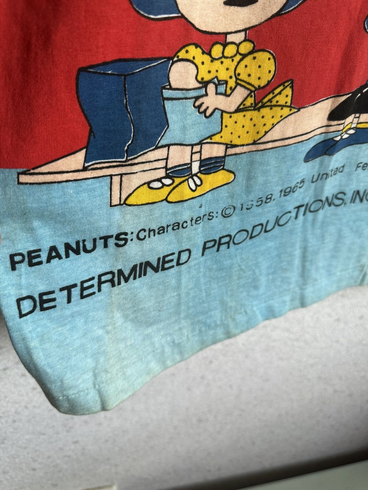 Peanuts × Vintage SUPER RARE Vintage 60s Peanuts Fullprint BPT01 Size US M / EU 48-50 / 2 - 4 Thumbnail