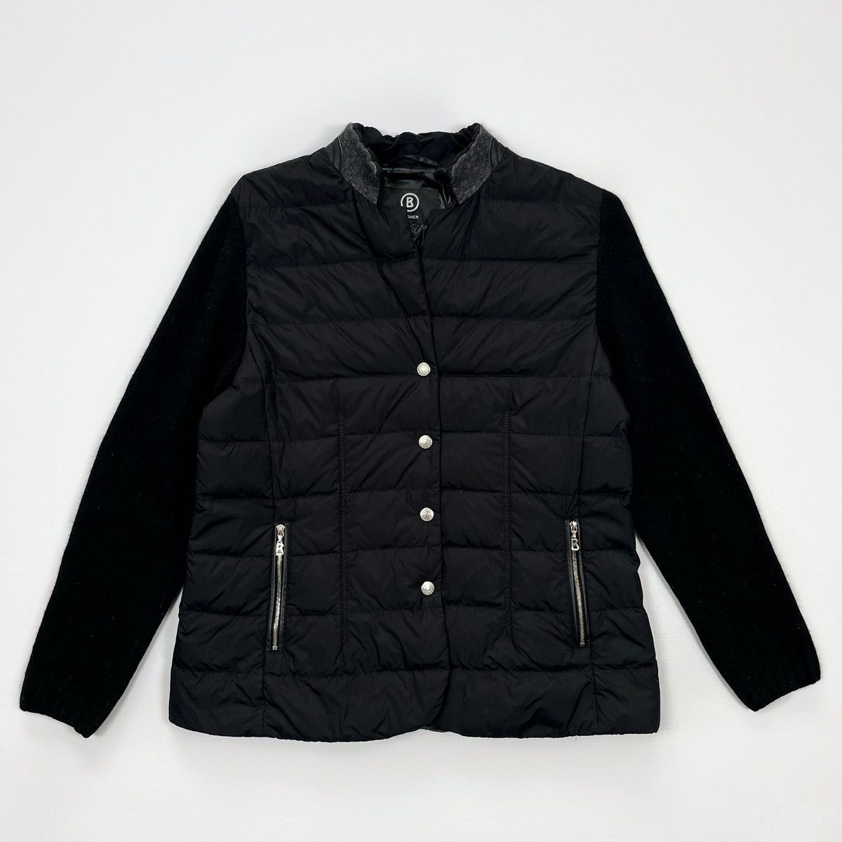 Bogner Bogner Lightweight Down Jacket With Wool Sleeves EU 40 US 10 Size M / US 6-8 / IT 42-44 - 1 Thumbnail