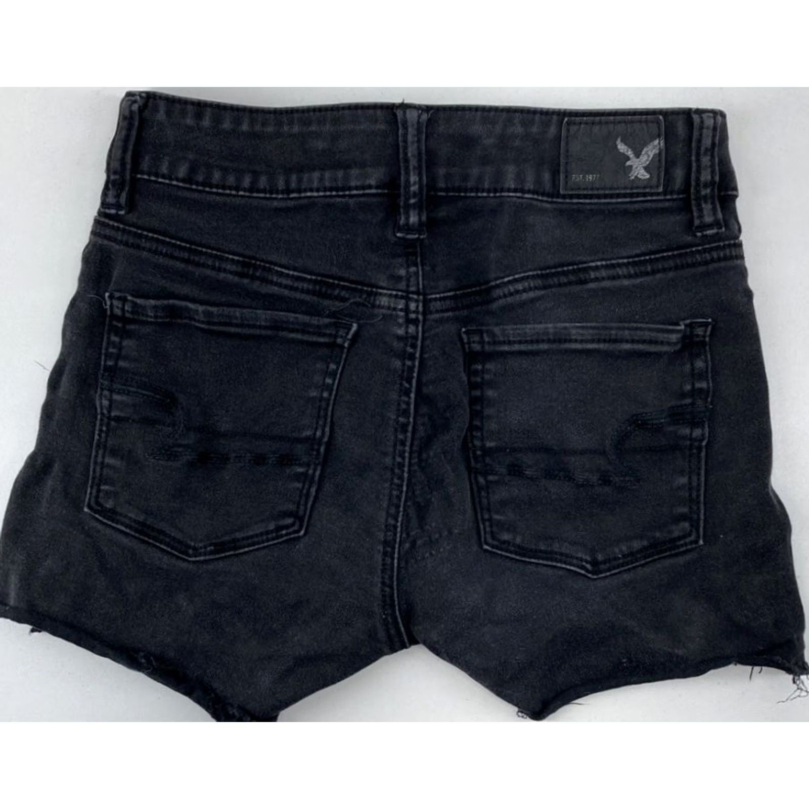 American Eagle Outfitters American Eagle Outfitters Shirt Women Shortie Hi Rise 0 Black XS? Size 25" / US 0 / IT 36 - 4 Thumbnail