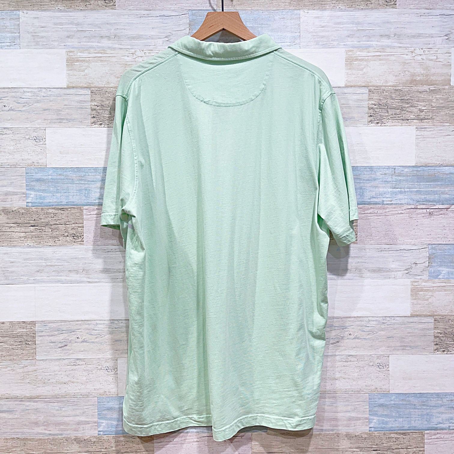 Southern Proper Southern Proper Jersey Polo Shirt Green Short Sleeve XXL Size US XXL / EU 58 / 5 - 4 Thumbnail