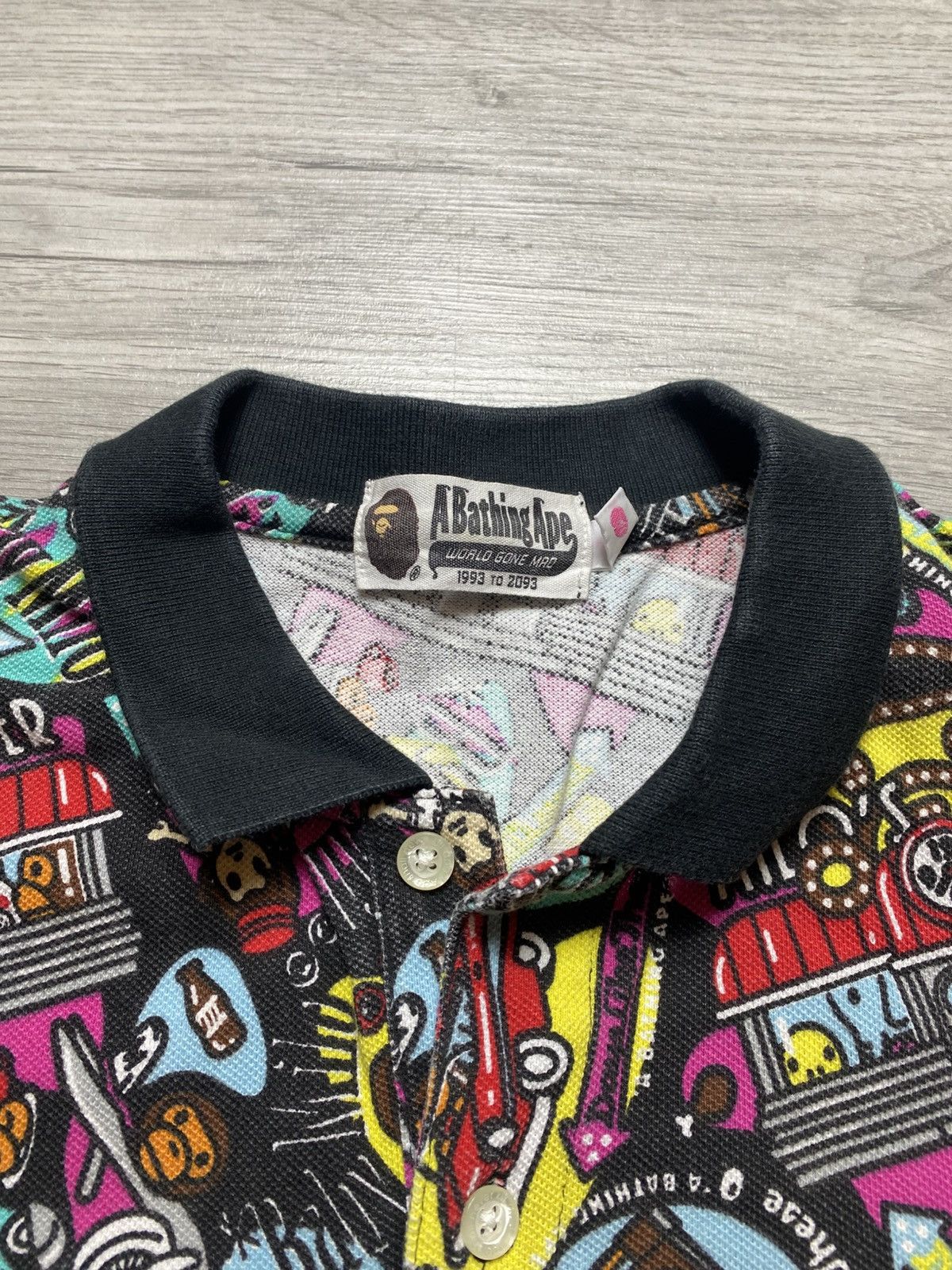 Bape BAPE Milo Cadillac Polo Shirt Size S / US 4 / IT 40 - 5 Thumbnail