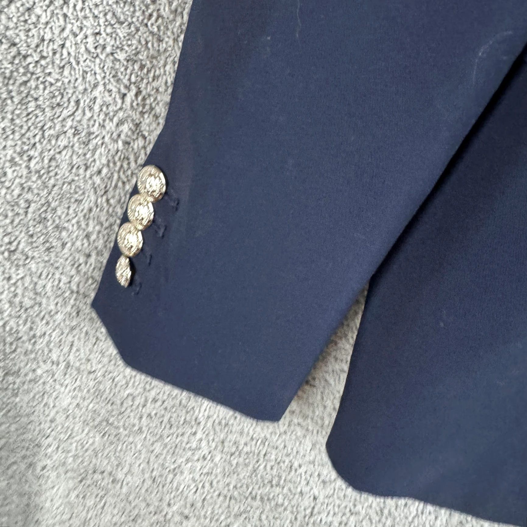 Tommy Hilfiger Tommy Hilfiger Blazer Womens 0 Navy One-Button Lined Gold Button Workwear Shirt (Corrected: Blazer is category) Size XS / US 0-2 / IT 36-38 - 2 Thumbnail