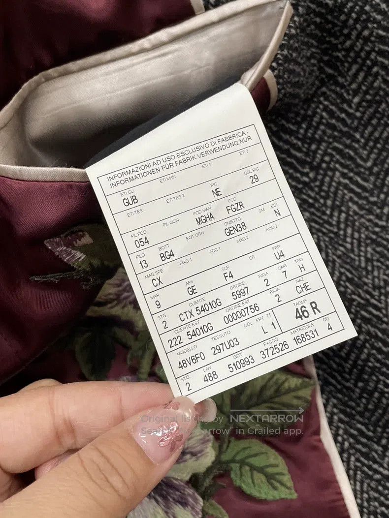 Gucci Gucci Gray heavy industry golden dragon embroidered double Size L / US 10 / IT 46 - 7 Thumbnail