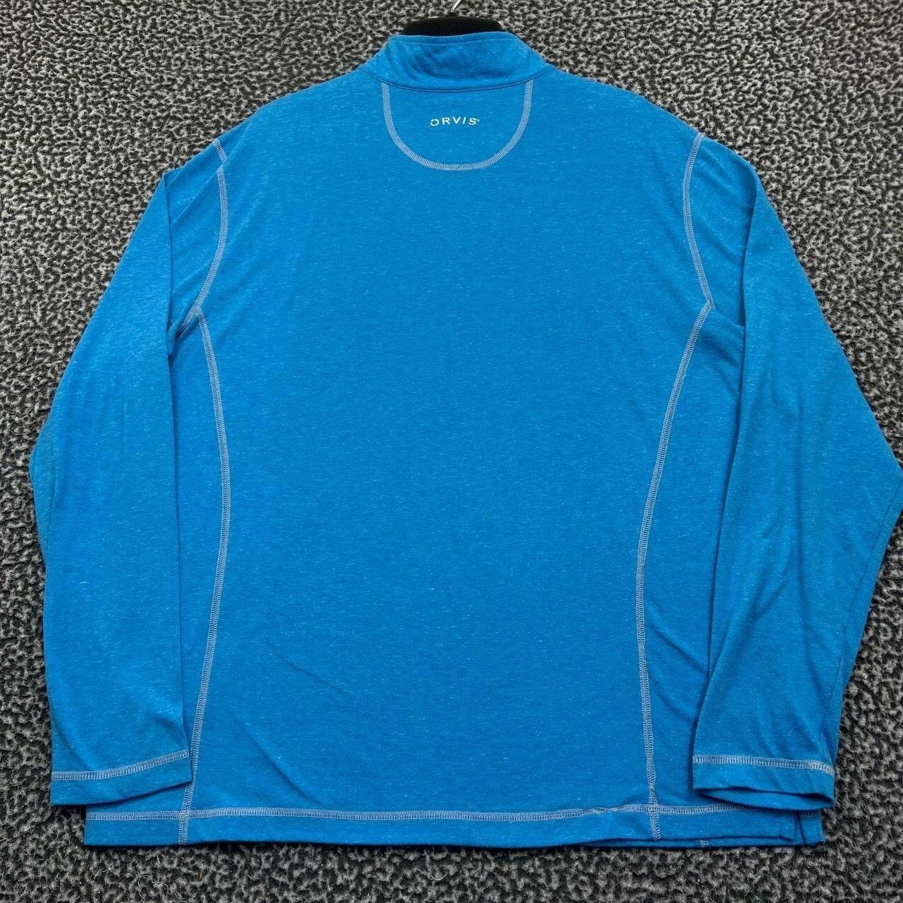 Orvis Orvis Shirt Men Pullover Long Sleeve Quarter Zip Mock Neck L Size US L / EU 52-54 / 3 - 2 Thumbnail