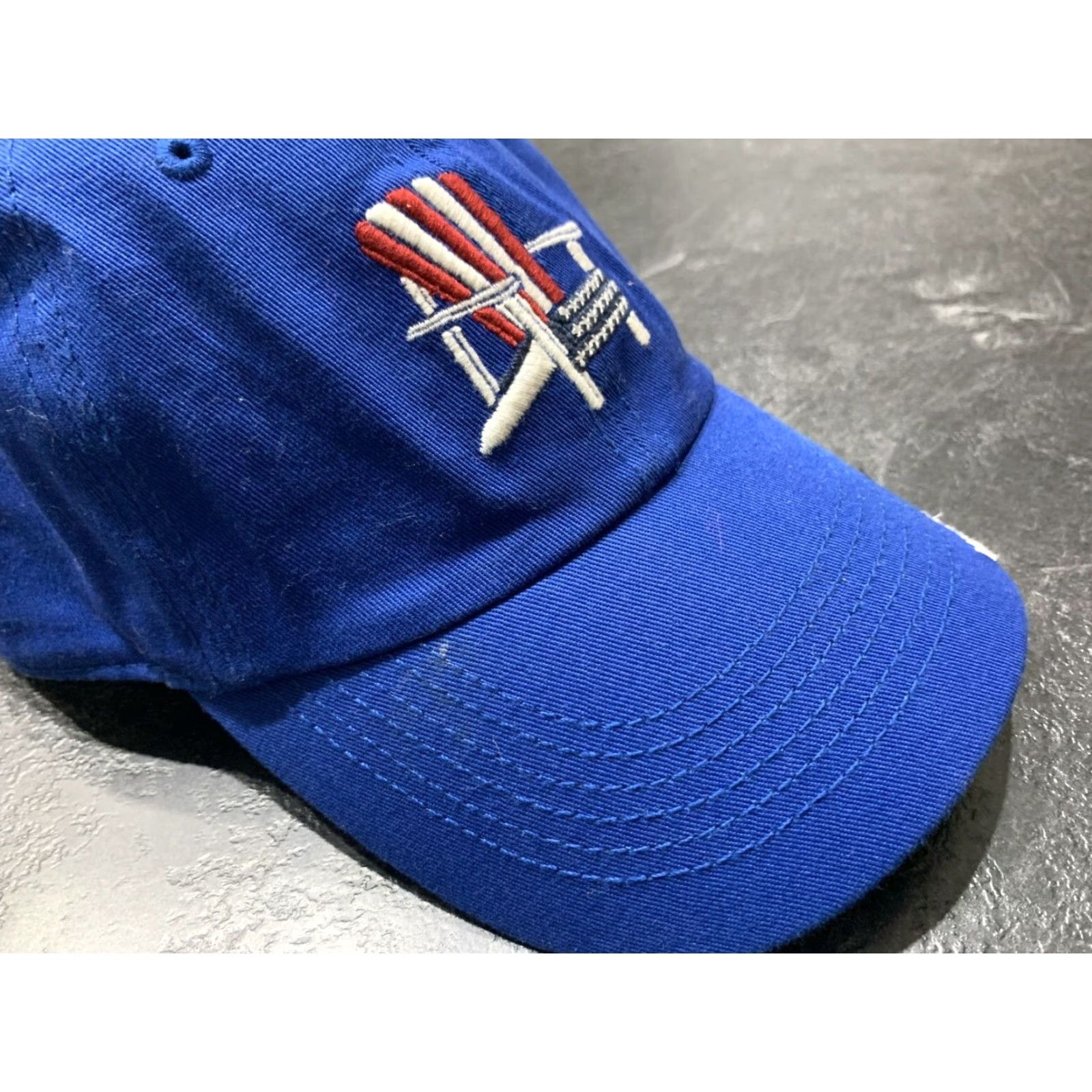 Life is Good VINTAGE Life is Good USA Patriotic Baseball Cap Unisex Adults OSFA Blue Cotton Canvas Adjustable Summer Fall Spring Size ONE SIZE - 5 Thumbnail