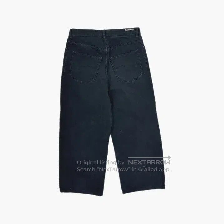 Balenciaga Balenciaga SS23 Black Wide-Leg Denim Pants. Size US 36 / EU 52 - 3 Thumbnail