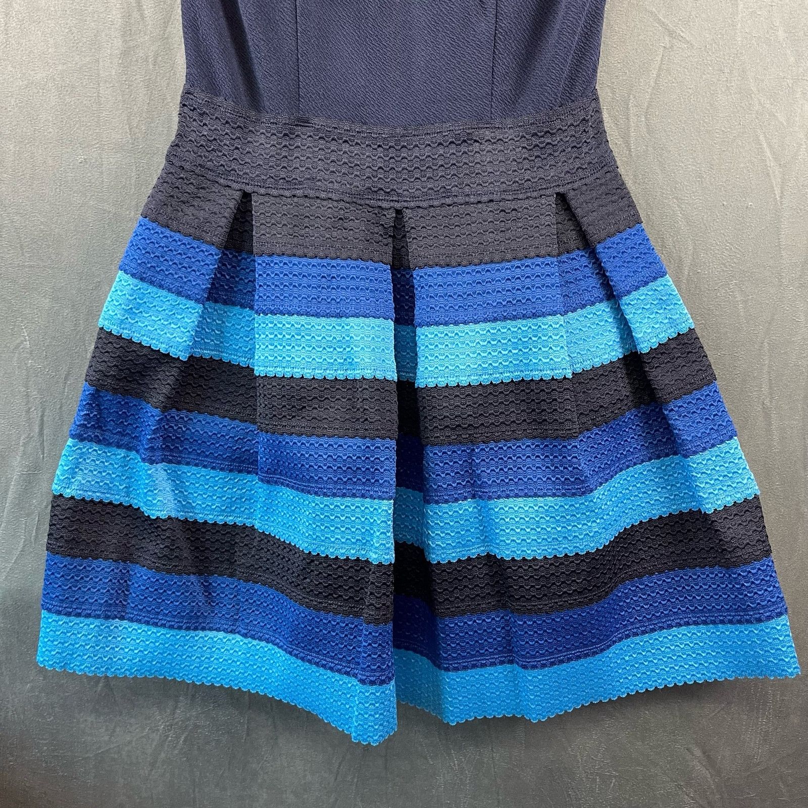 Other Teeze Me Awning Stripes Skater Dress Small Textured Thick Size S / US 4 / IT 40 - 7 Thumbnail