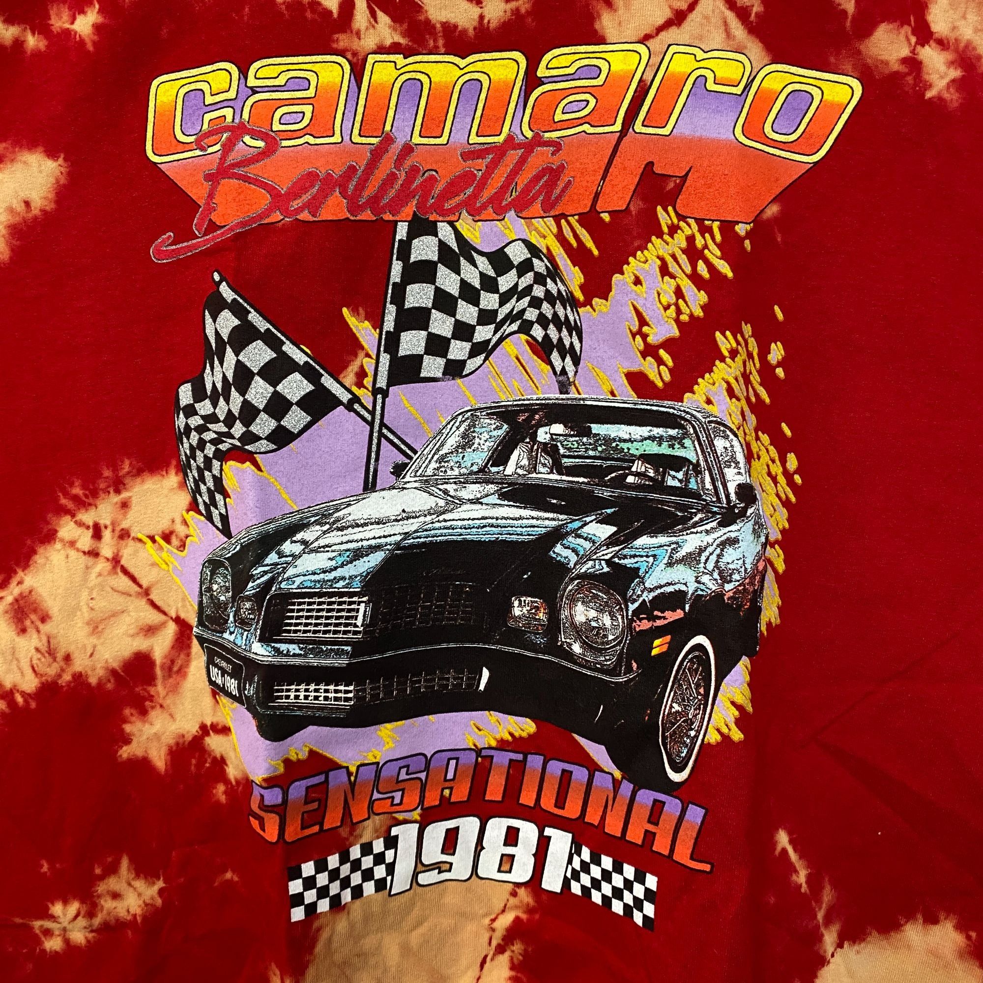 Chemistry Camaro Berlinetta Sensational 1981 Promo Tie Dye Crop Top L Size L / US 10 / IT 46 - 2 Thumbnail