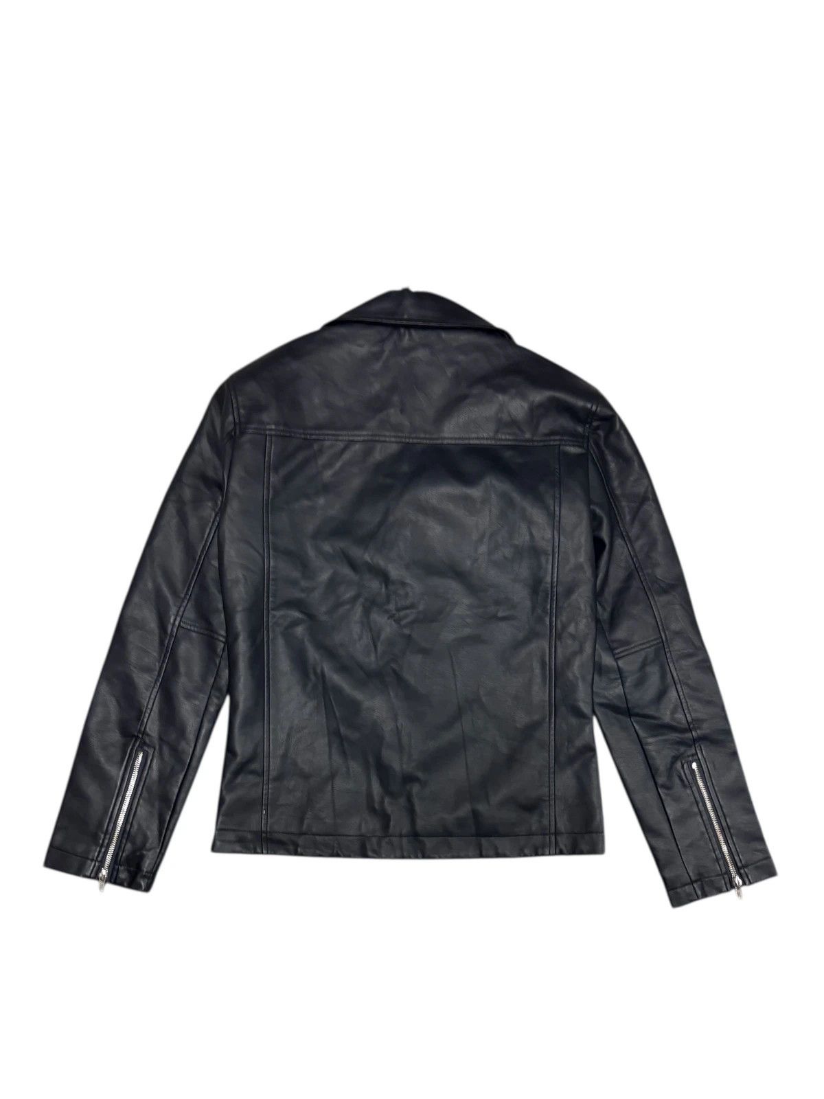 Other Japanese Brand navy faux leather jacket Size US S / EU 44-46 / 1 - 5 Thumbnail