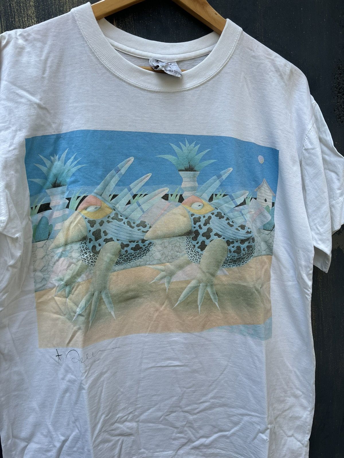 Vintage RARE! Vintage 90’s Art Museum Animal Parody Size US L / EU 52-54 / 3 - 1 Thumbnail
