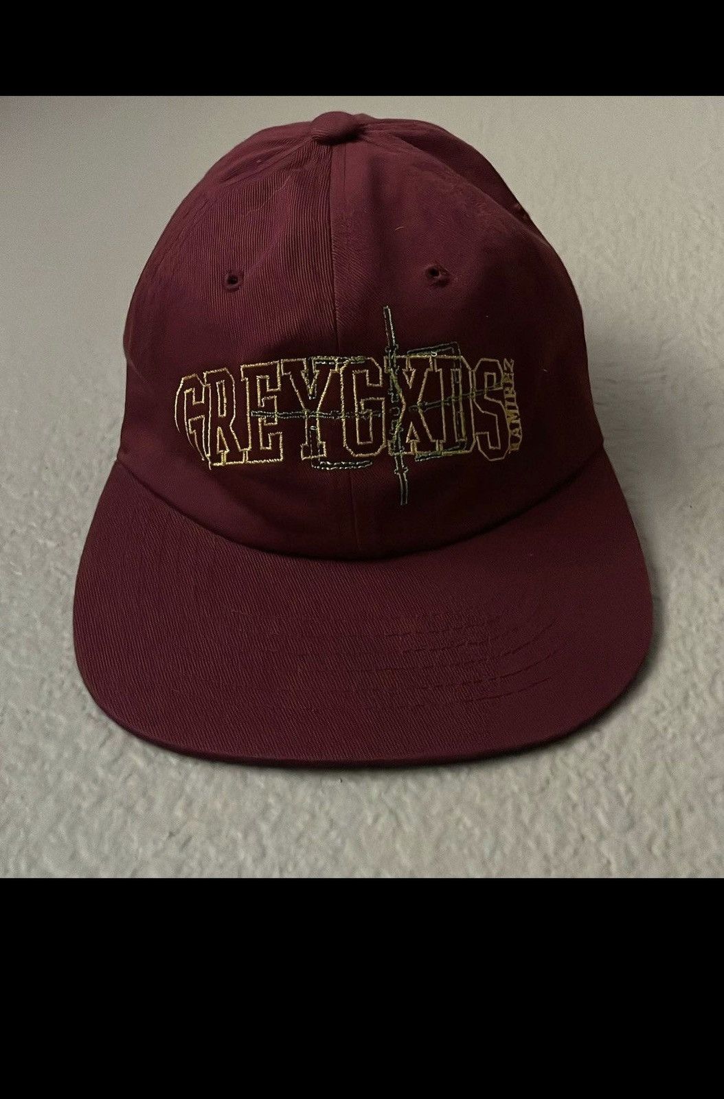image of G59 Records Ramires Greygods Hat in Maroon, Men's