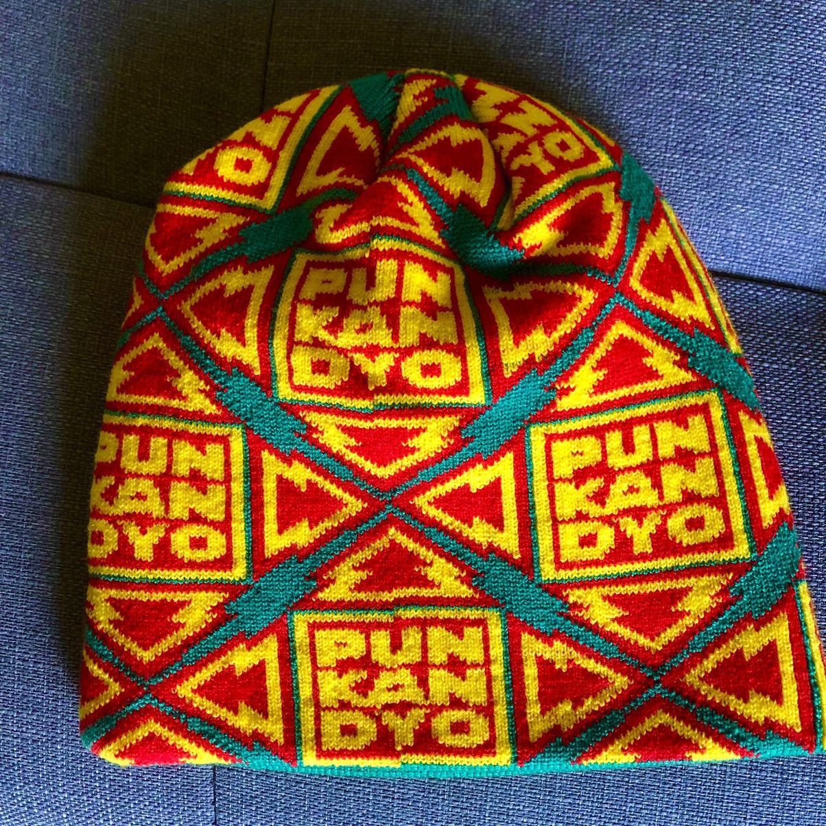 Punk and Yo Punk&Yo Striker Beanie Green/Yellow Size ONE SIZE - 2 Thumbnail