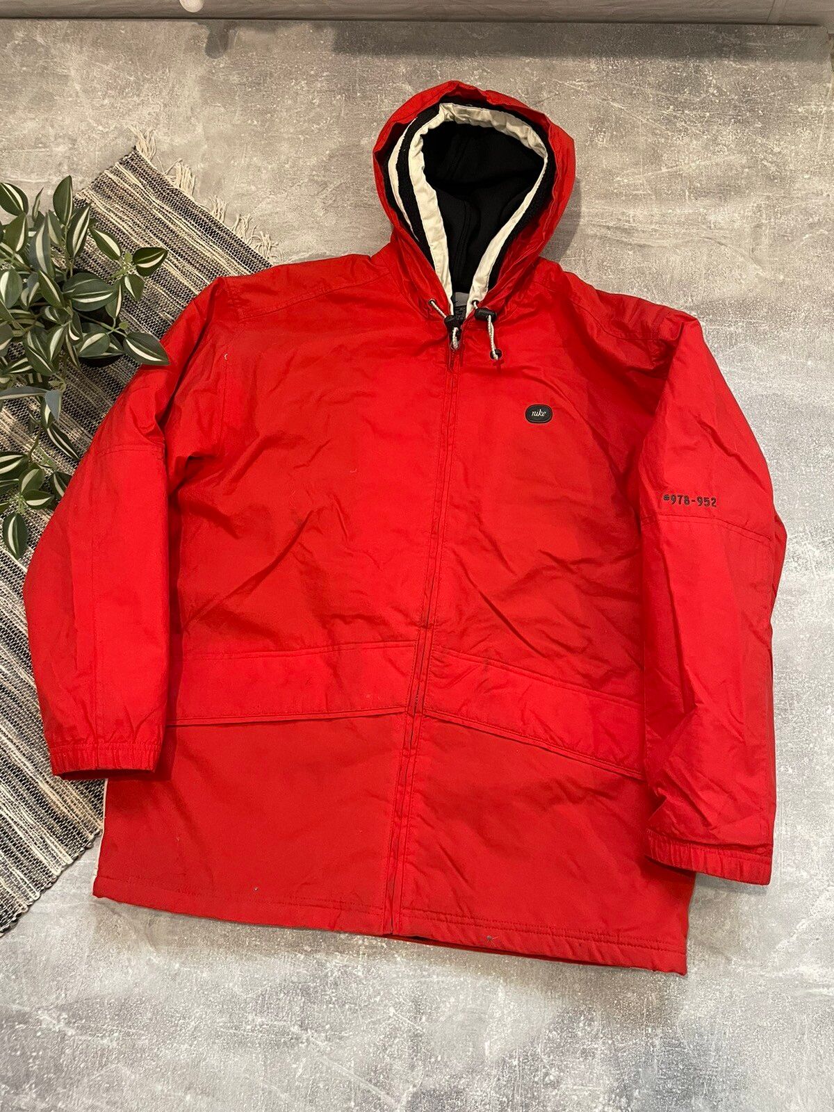 Pre-owned Nike X Outdoor Life Nike Jacket Coat Parka Swoosh Tn Acg Shox Court Gorpcore In Red