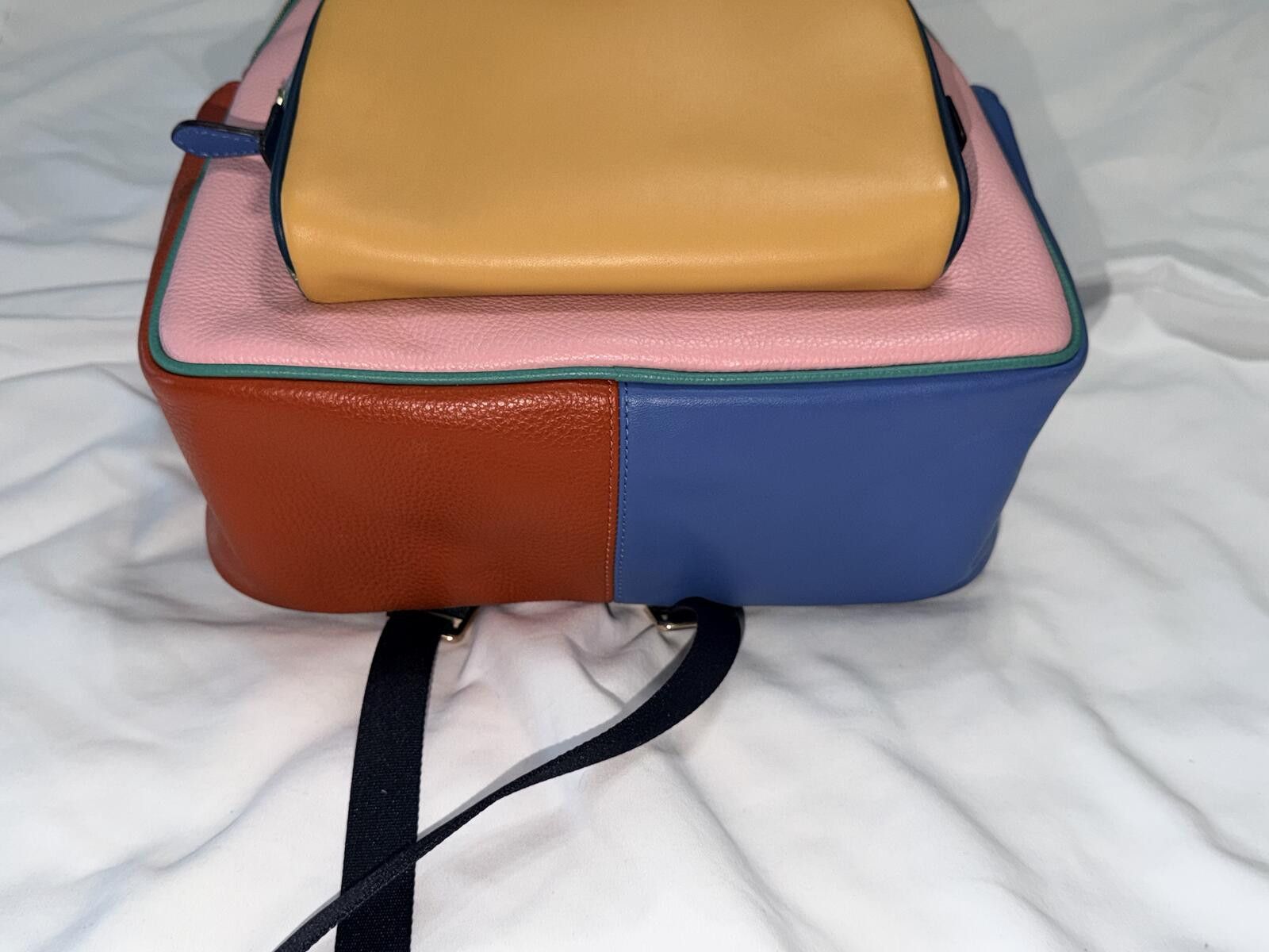 Coach Coach Court Backpack In Colorblock Gold/Powder-Pink-Multi Size ONE SIZE - 4 Thumbnail