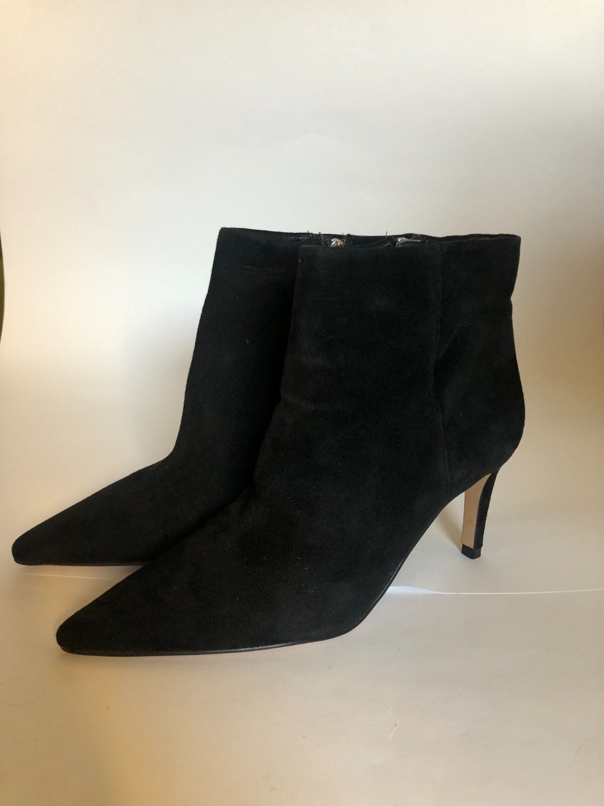 Sam Edelman Sam Edelman Black Suede Leather High Heel Booties 9M US Size US 9 / IT 39 - 1 Thumbnail