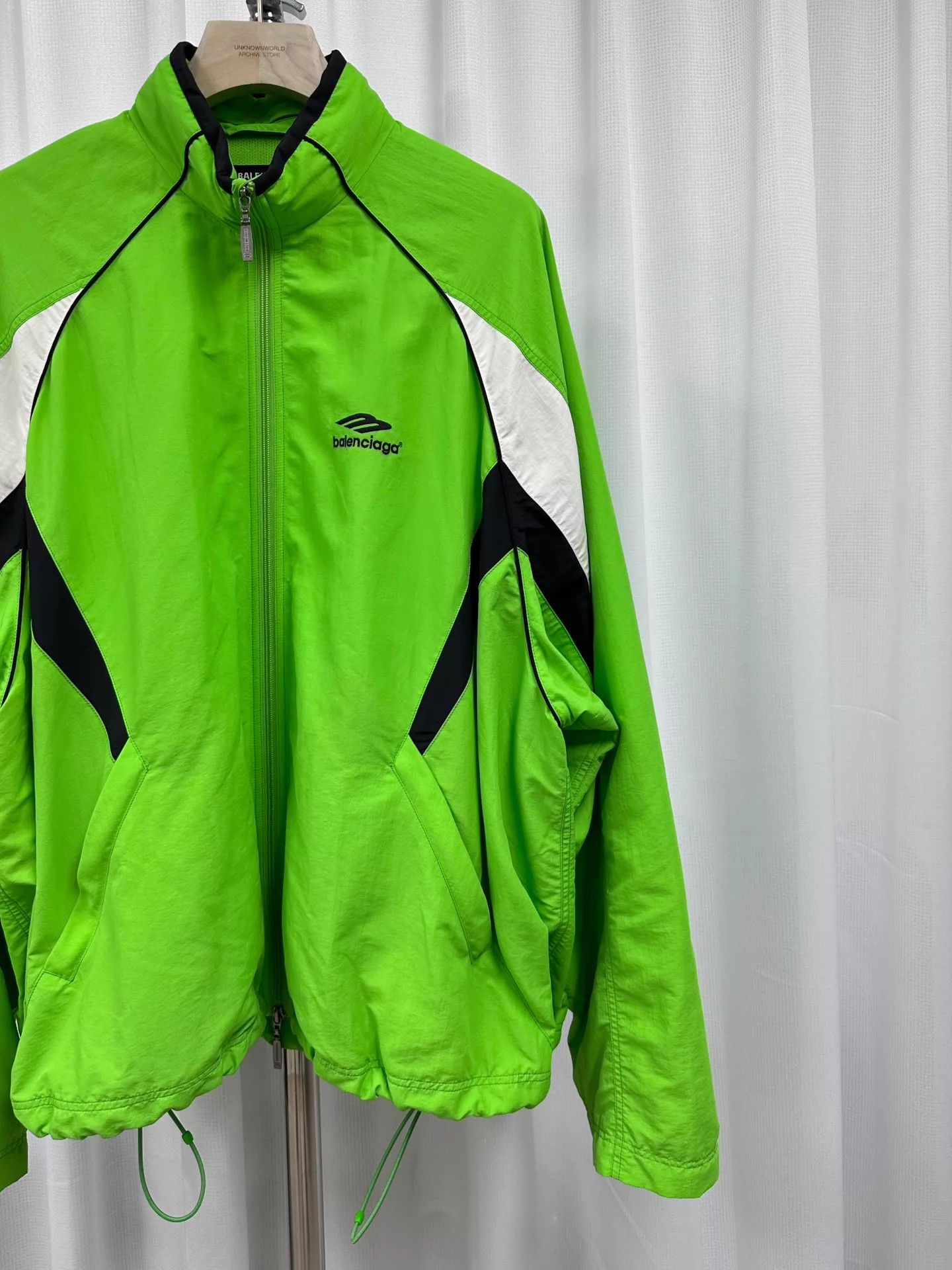 Balenciaga Balenciaga 22SS 3B Sports Fluorescent Green Colorblock Jacket Size US XS / EU 42 / 0 - 2 Thumbnail