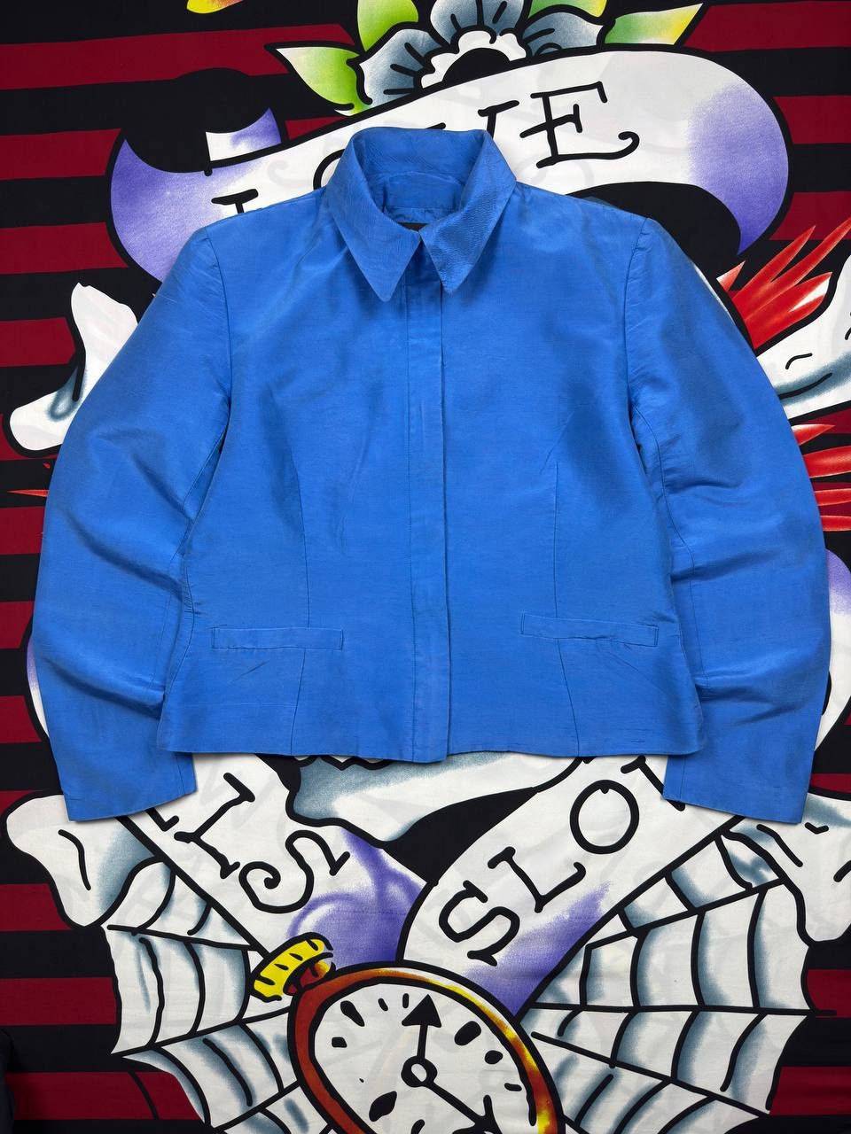 Ralph Lauren Black Label Ralph Lauren Luxury Black Label Silk Jacket Hong Kong made Size M / US 6-8 / IT 42-44 - 1 Thumbnail