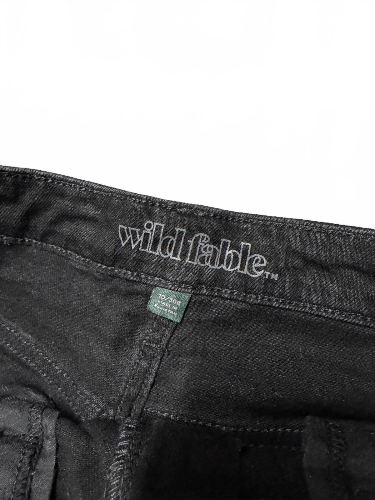 Designer Wild Fable Black Denim Shorts Size 28" / US 6 / IT 42 - 3 Thumbnail