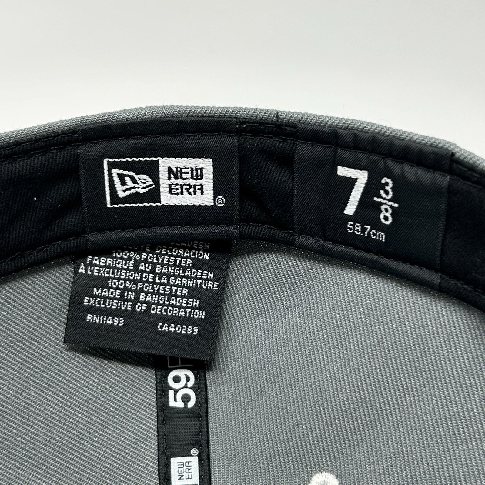 New Era Feature Hat Baseball Cap Spellout New Era 59Fifty 7 3/8 Size ONE SIZE - 10 Thumbnail