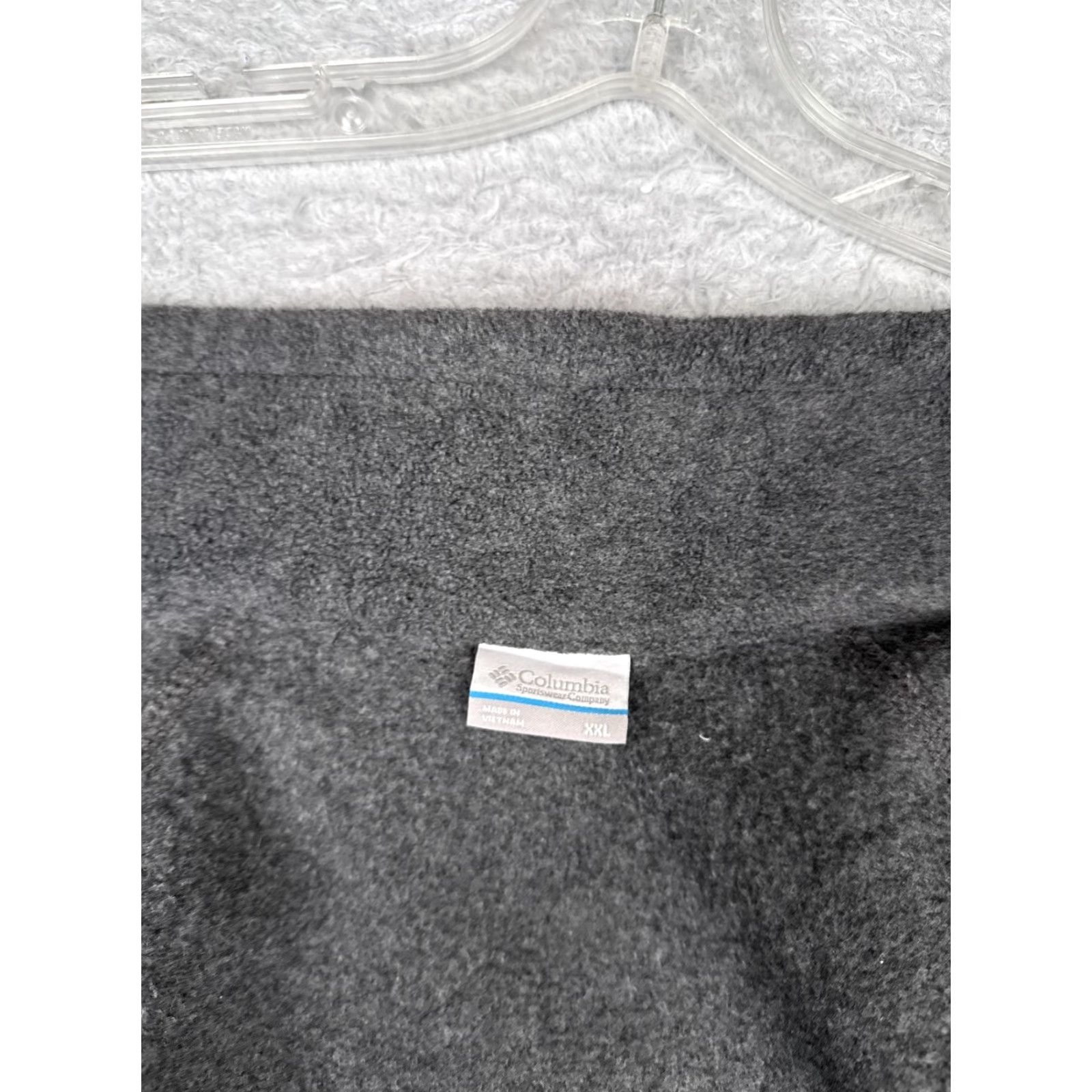 Vintage Columbia Jacket Womens 2XL Gray Fleece Full Zip Outdoors Hiking Casual Size XXL / US 16-18 / IT 52-54 - 3 Thumbnail