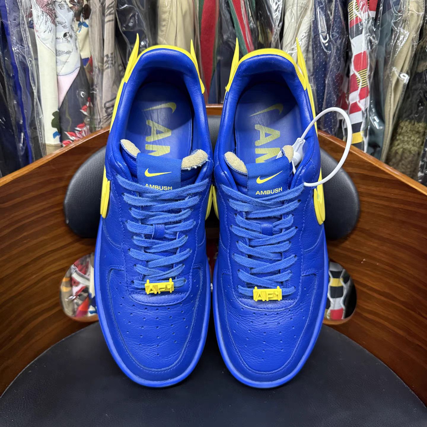 Nike Nike Air Force 1 × Ambush Blue & Yellow K15 Size US 10 / EU 43 - 5 Thumbnail