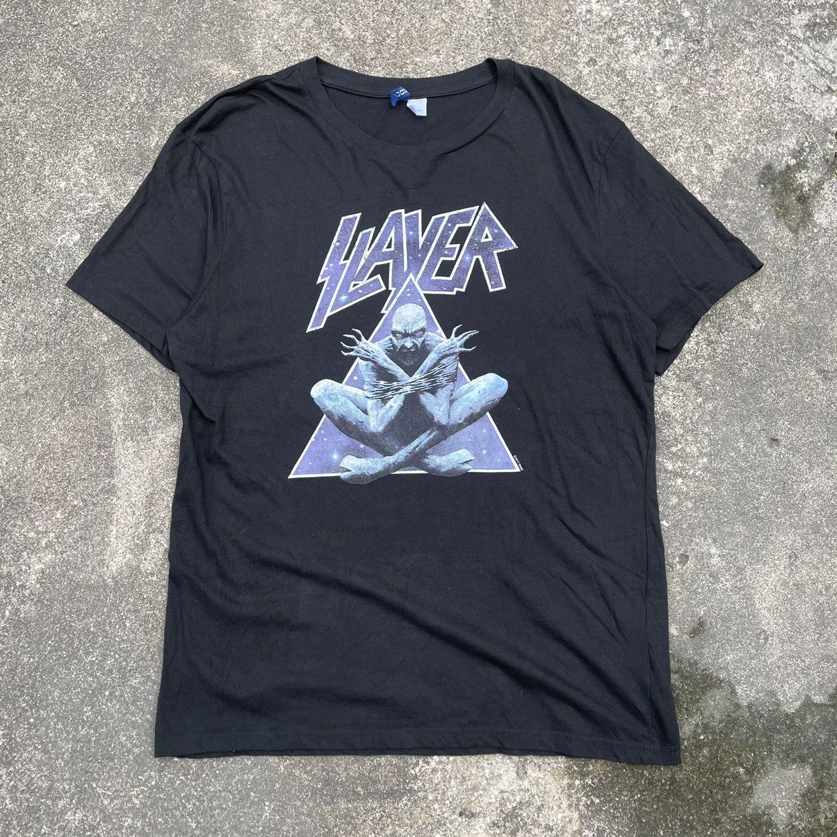 Band Tees × H&M × Slayer 🔥🔥2017 Slayer Demon Logo OG Thrash Metal Heavy Band By H&M Size US L / EU 52-54 / 3 - 1 Thumbnail