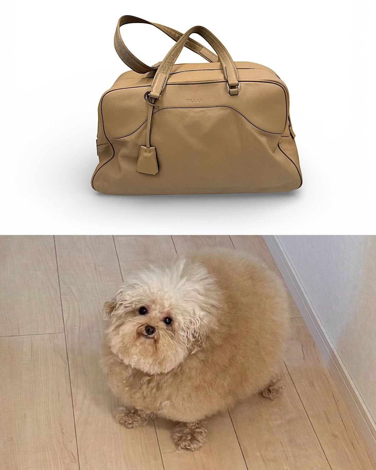 Vintage y2k 00s Prada bowling bag