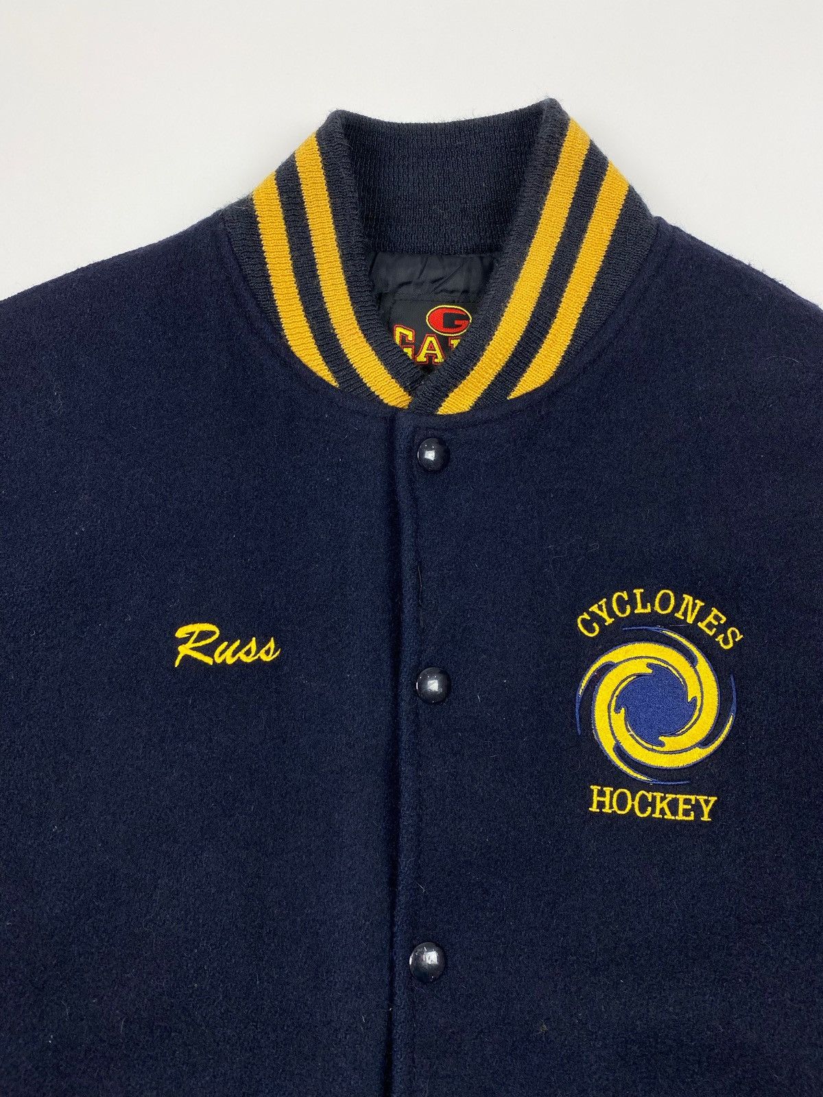 Vintage 1990’s Vintage Game Cyclones Hockey Team Varcity Jacket Size US M / EU 48-50 / 2 - 5 Thumbnail