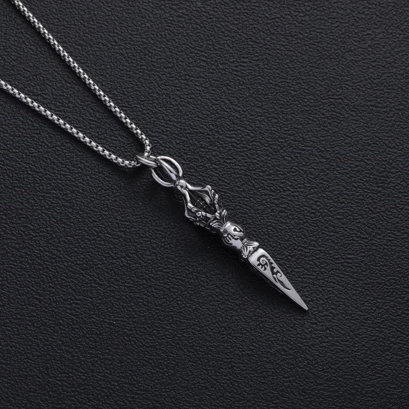 Designer × Japanese Brand × Vintage Tibetan Buddhism Necklace Demon Slayer Pendant Size ONE SIZE - 2 Thumbnail