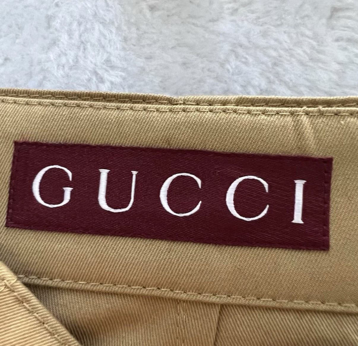 Gucci Gucci Khaki Straight-Leg Trousers J41 Size US 30 / EU 46 - 3 Thumbnail