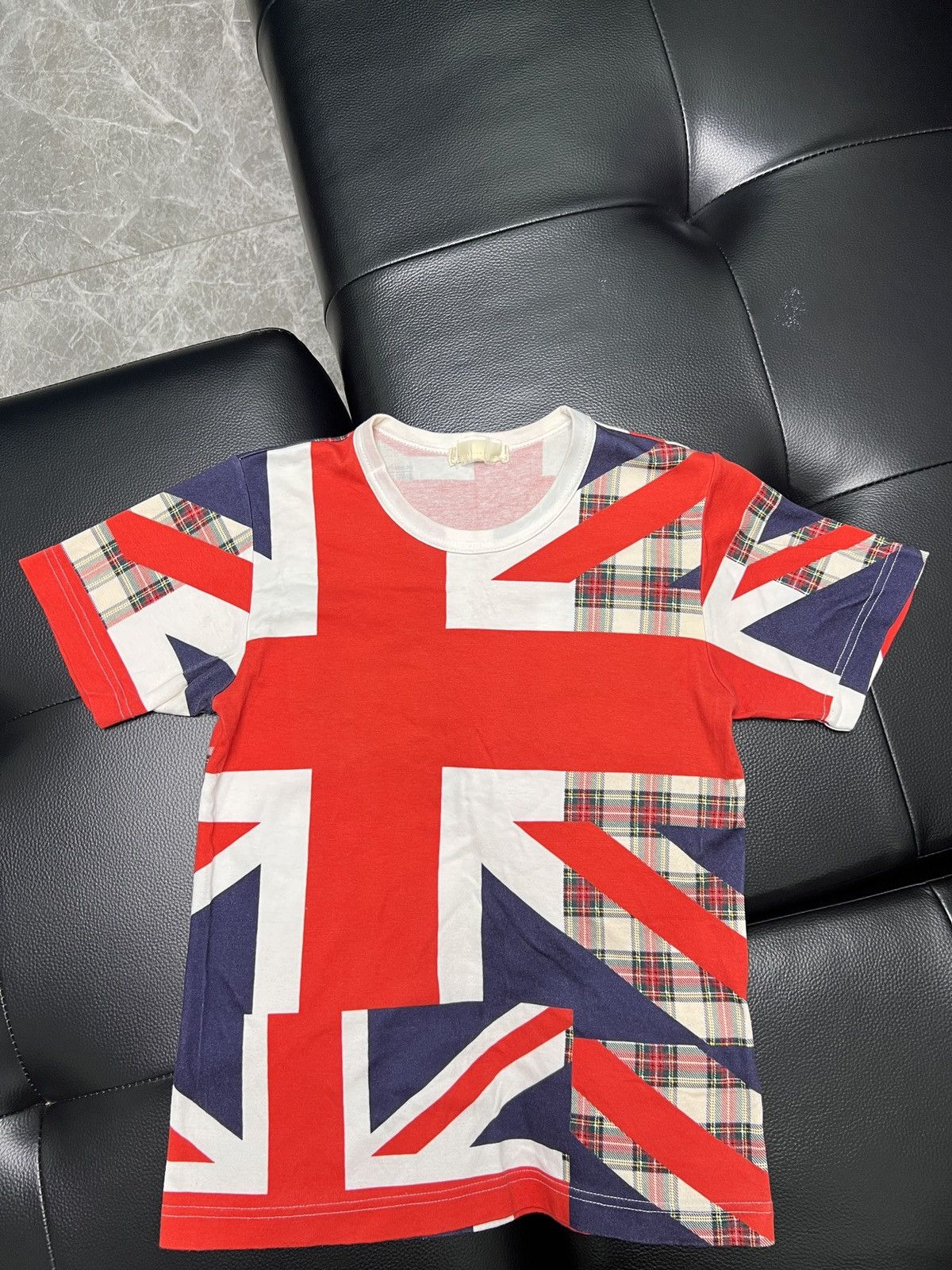 Comme des Garcons Comme des Garçons SS06 Union Jack Plaid Patchwork T-Shirt Size US S / EU 44-46 / 1 - 4 Thumbnail