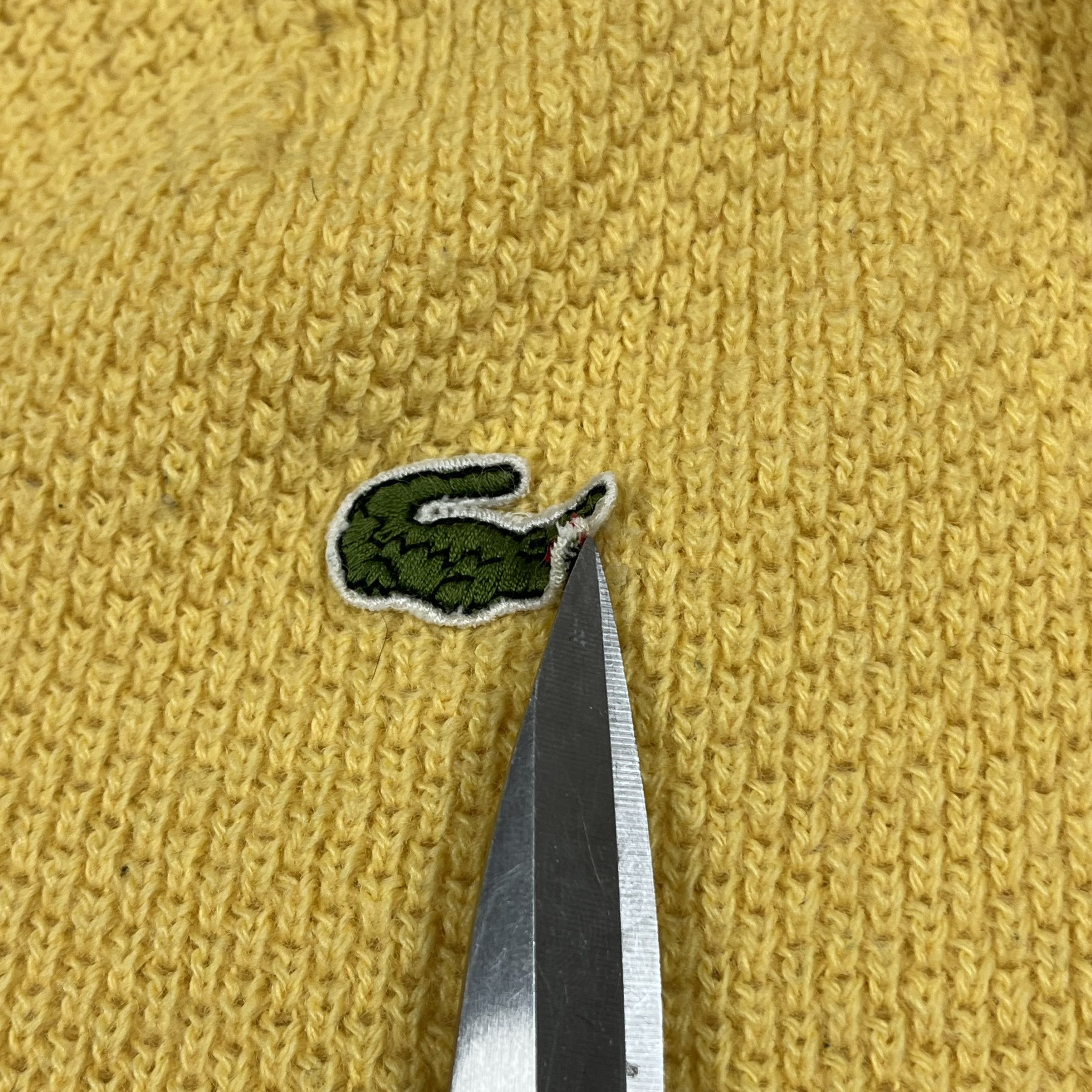 Lacoste Vintage Lacoste Chemise Yellow Beanie Hat 90’s Size ONE SIZE - 5 Thumbnail