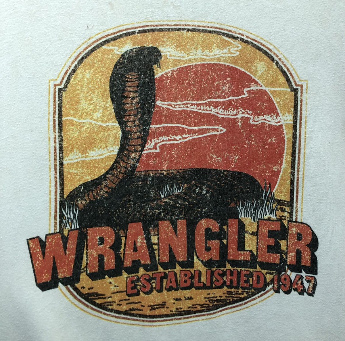Wrangler Vintage Wrangler Established 1947 T-Shirt Size US XXL / EU 58 / 5 - 3 Thumbnail