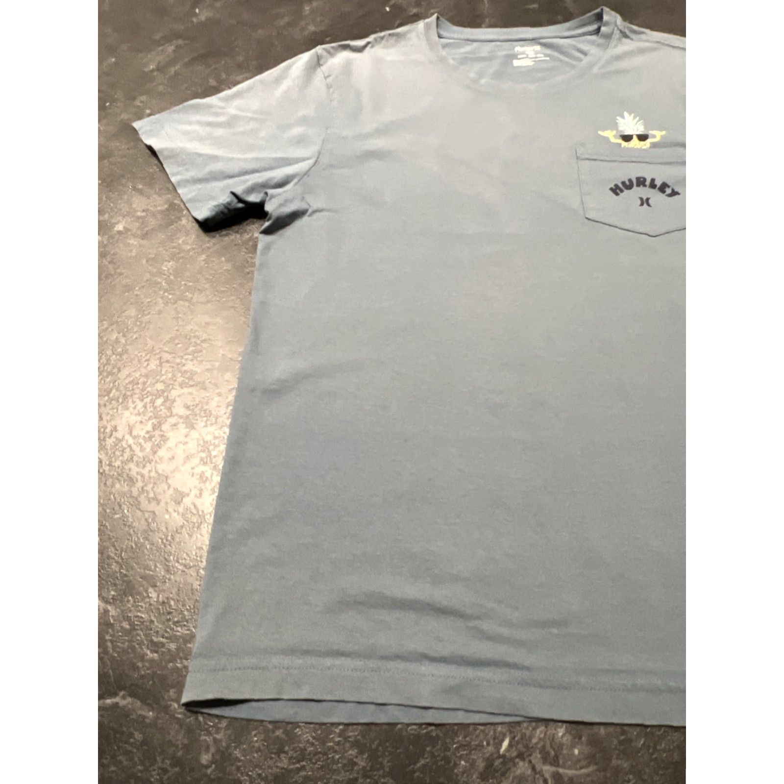 Hurley HURLEY Pocket T-Shirt Adult XL Blue Preowned Mens Size US XL / EU 56 / 4 - 7 Thumbnail