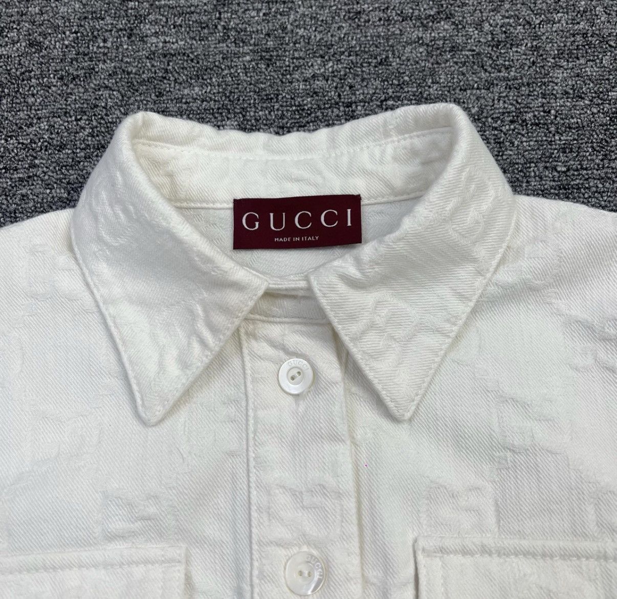 Gucci Gucci All-Over Print Denim Dress K12 Size XS / US 0-2 / IT 36-38 - 4 Thumbnail