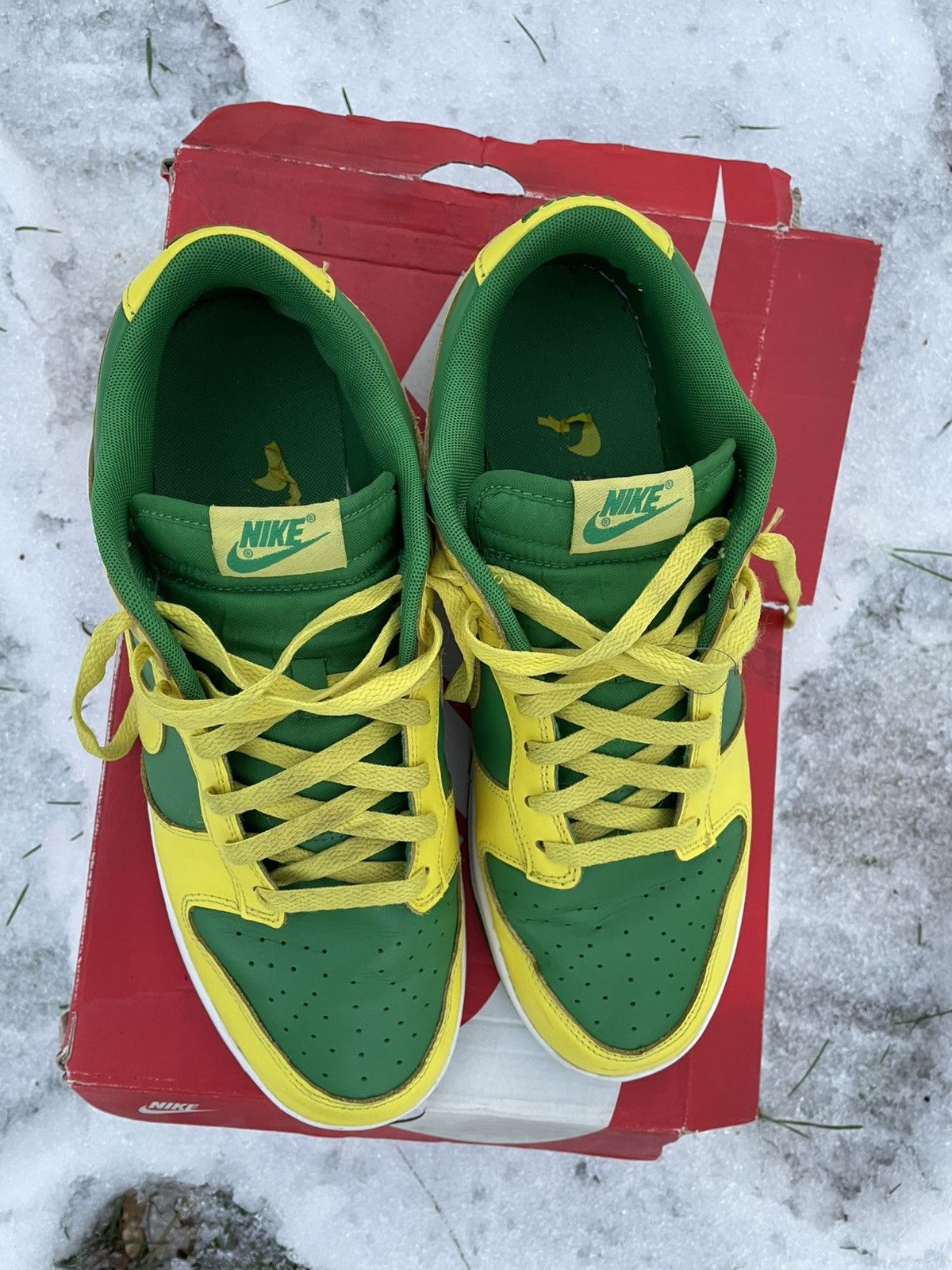 Nike Nike SB Dunk low Reverse Brazil Size US 11.5 / EU 44-45 - 5 Thumbnail